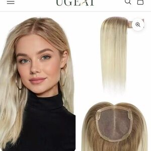 Human hair topper